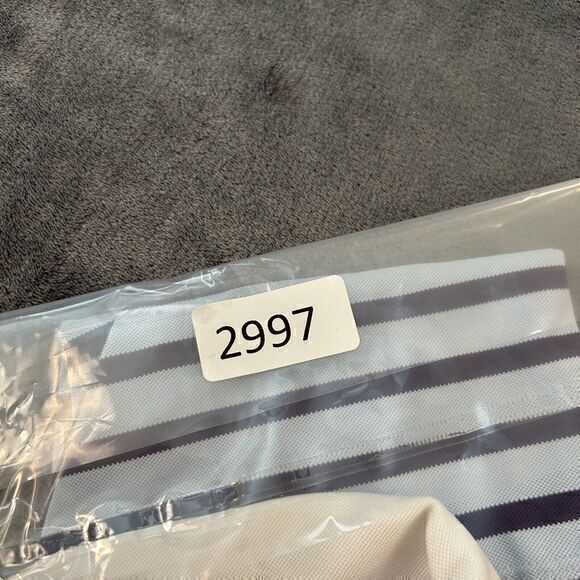 Nike Golf Polo Shirt Womens Small Blue Striped Colorful Short Sleeve Dri-Fit - Picture 11 of 11